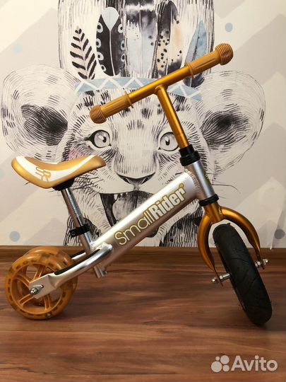 Беговел трансформер Small Rider бронзовый желтый