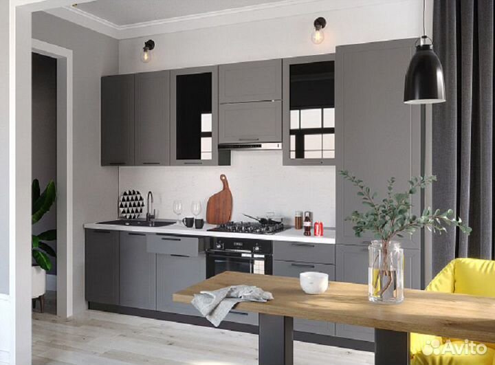 Кухня графит (цена за комплект)