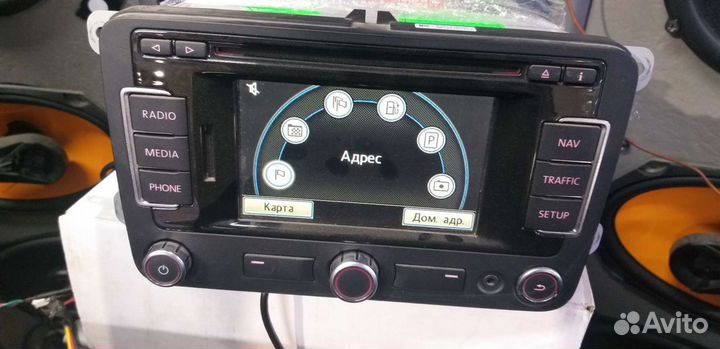 Магнитола VW RNS 315 с функцией Bluetooth ориг