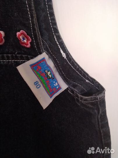 Джинсовый сарафан для девочки