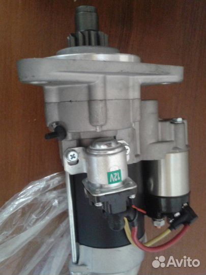 Стартер с редуктором усиленный 12V-4,9 кВт
