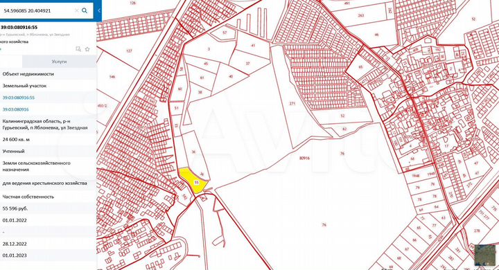 Участок 1,23 га (СНТ, ДНП)