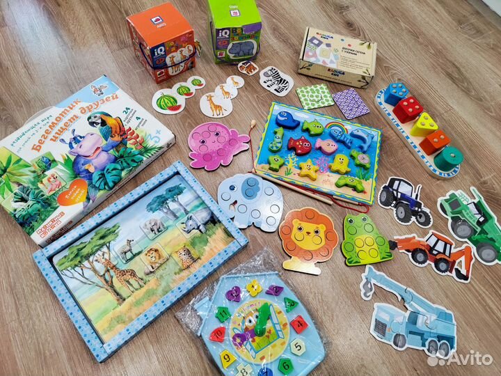 Развивающие игрушки пакетом