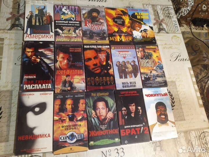 Кассеты для видеомагнитофона