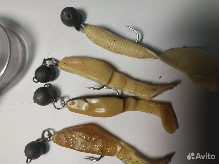Джиг- оснастка, силиконовая, мягкая, Япония 75год