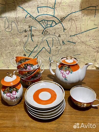 Сервиз чайный Дулево, лфз, Kahla, Вербилки