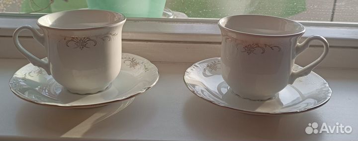 Чайная пара 2шт, салатник, блюдо Constance Чехия