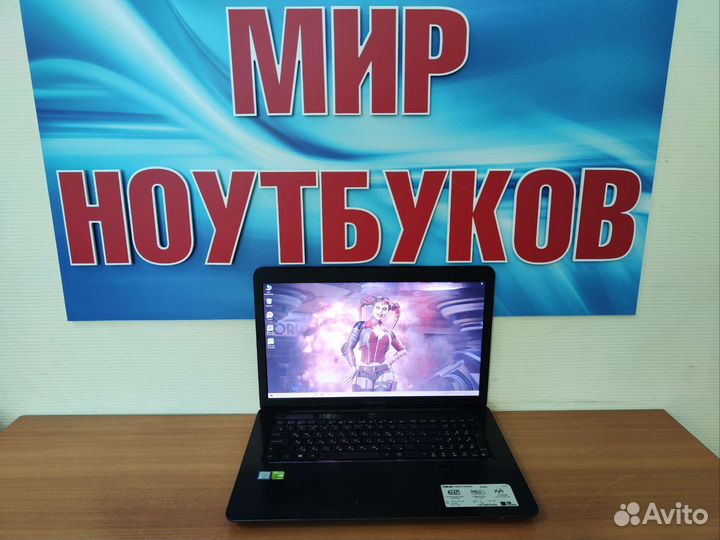 Большой и мощный игровой ноутбук Asus 17