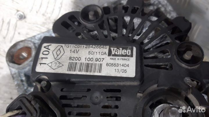 Генератор Valeo 8200100907 110A Renault K4M