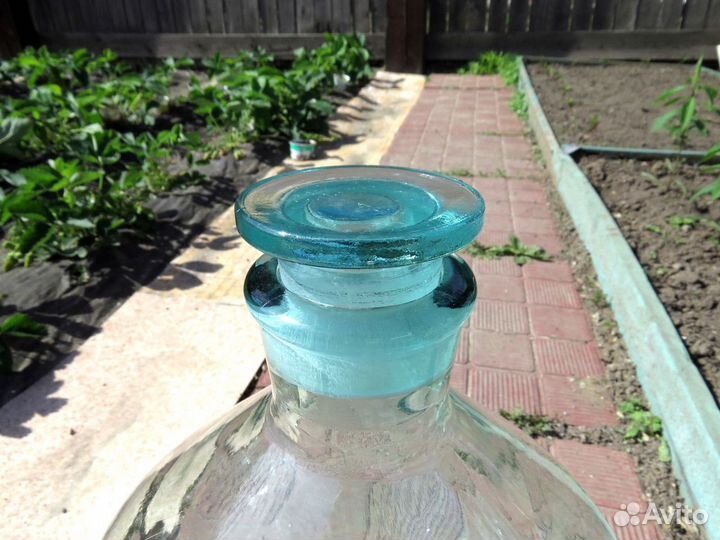 Бутыль 10 литров стекло чистые СССР для вина