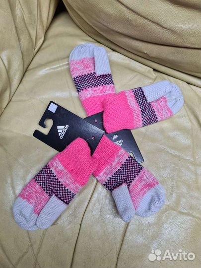 Варежки Adidas новые детские р XS
