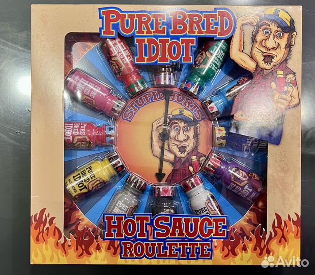 Подарочный набор острых соусов Pure Bred Idiot
