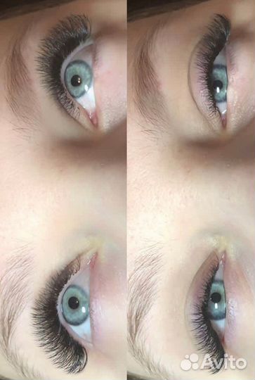 Наращивание ресниц на дому