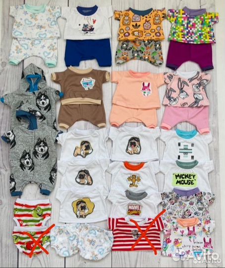 Одежда для басика 25 см, 30см