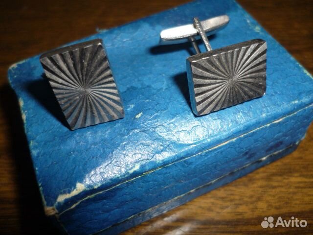 Запонки Русские самоцветы