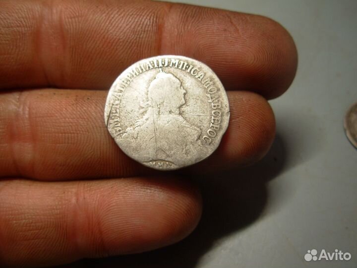 Полуполтинник 1765 год ммд EI TI Оригинал 20