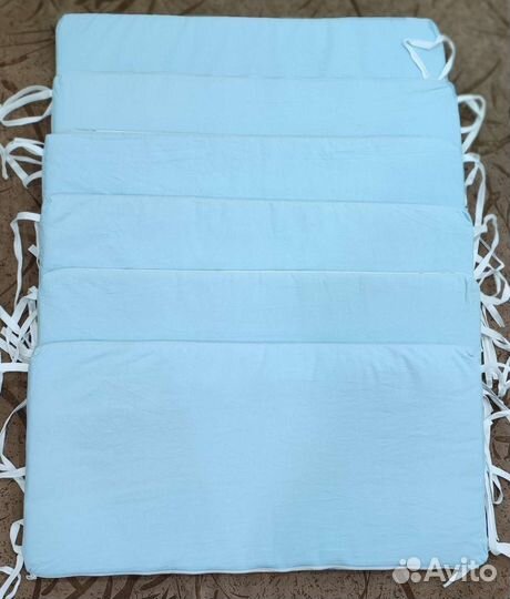 Бортики тонкие в детскую кроватку
