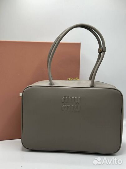 Сумка женская miu miu натуральная кожа