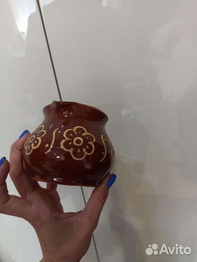 Глиняный горшочек горшки глиняные горшок