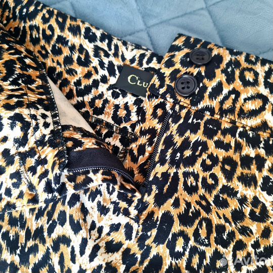 Юбка леопардовая