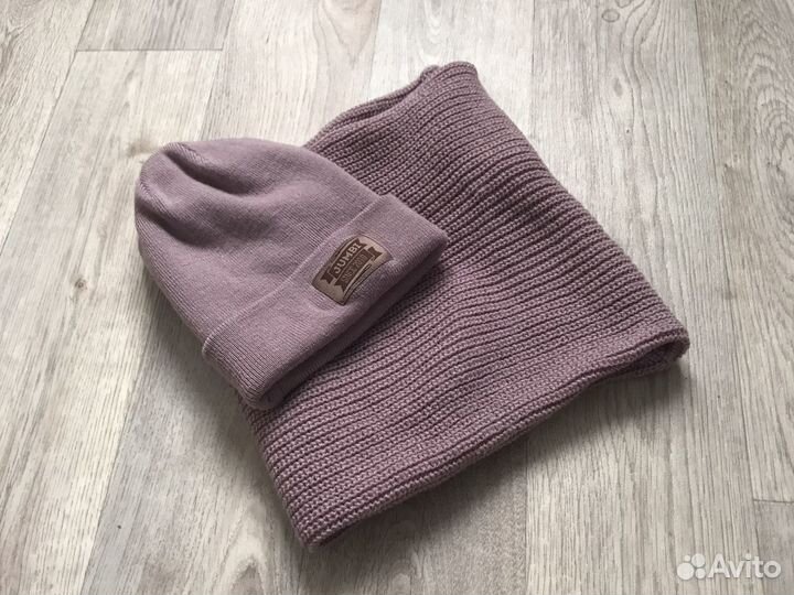 Шапка и снуд jumbi на девочку обхват 46-51