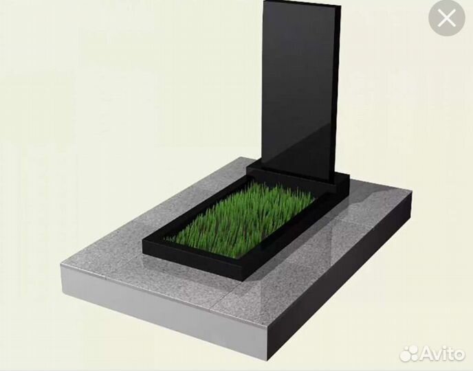 Памятник чёрный гранит