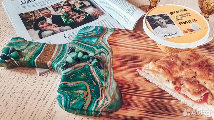 Доска для сервировки, поднос, ручная работа