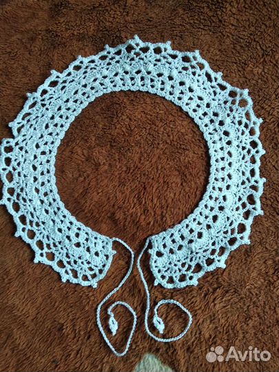 Воротнички кружевные,вязаные крючком