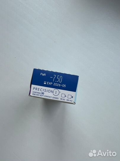 Линзы контактные однодневные -7,5
