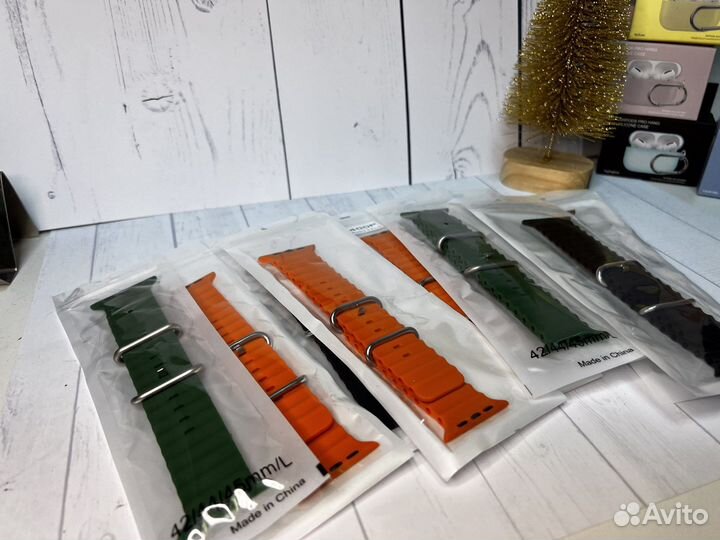 Ремешок apple watch 8 ultra резиновый