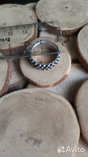 Серьги кольца серебро