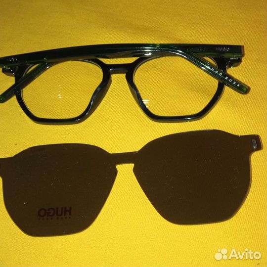 Оправа с солнцезащитным клипоном hugo boss