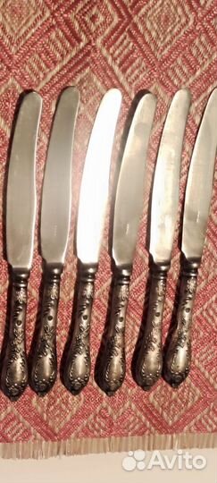 Ножы столовые мельхиор зиш