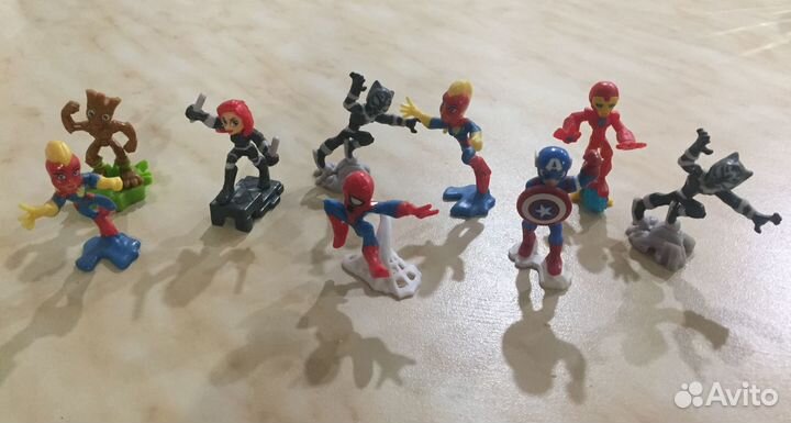 Фигурки Марвел kinder marvel Jurassic World