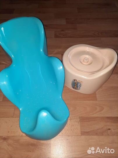 Горка для купания, горшок бесплатно