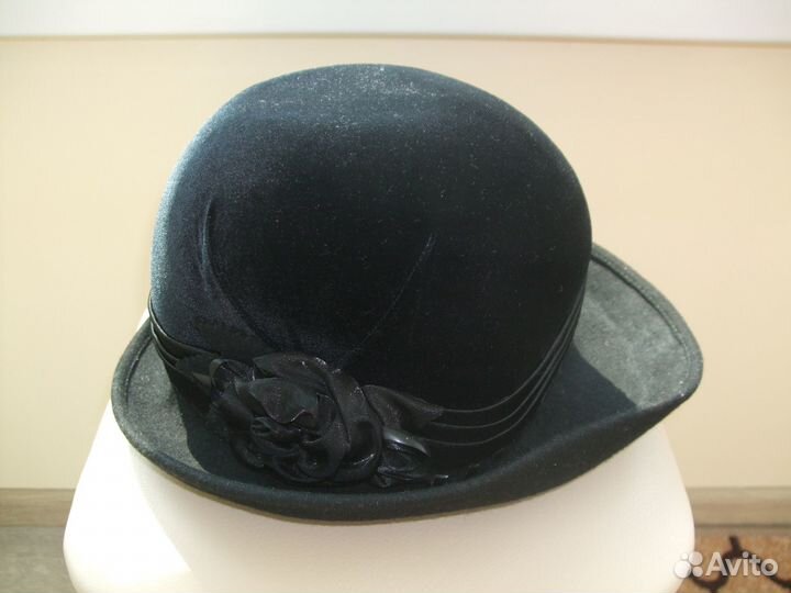 Шляпа женская черная