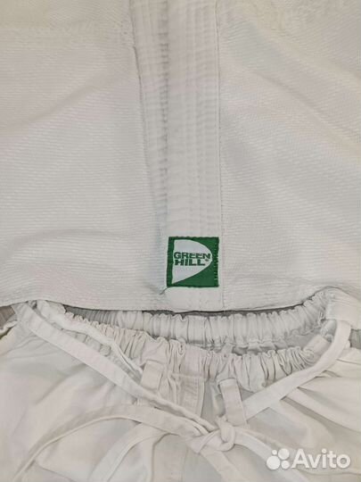 Кимоно для дзюдо белое Green Hill