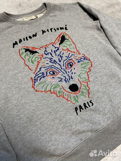 Maison kitsune paris свитшот