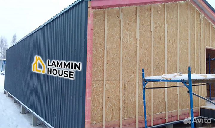 Домокомплект из сип-панелей, со сборкой