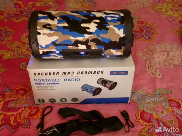 Колонка MP3 boombox aux usb