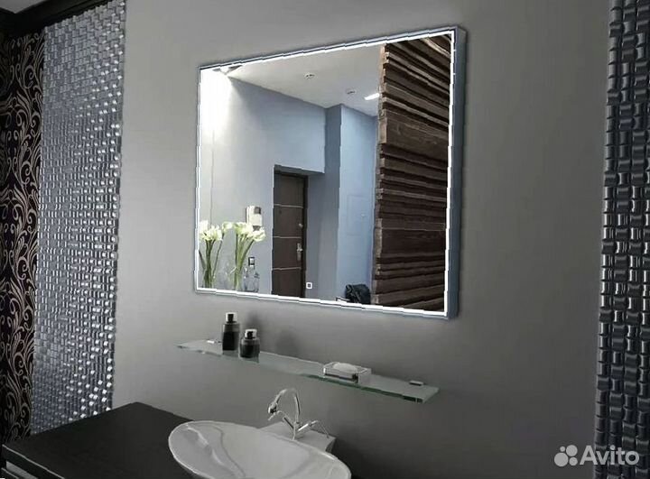 Черное зеркало с подсветкой