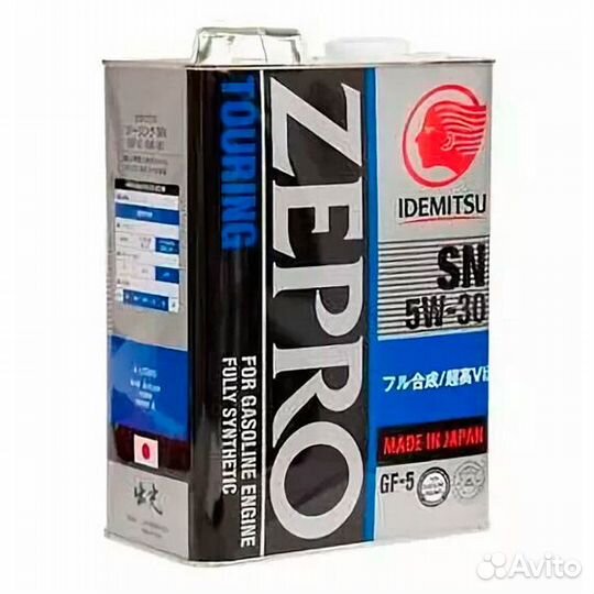 Idemitsu zepro touring 5w 30 4л