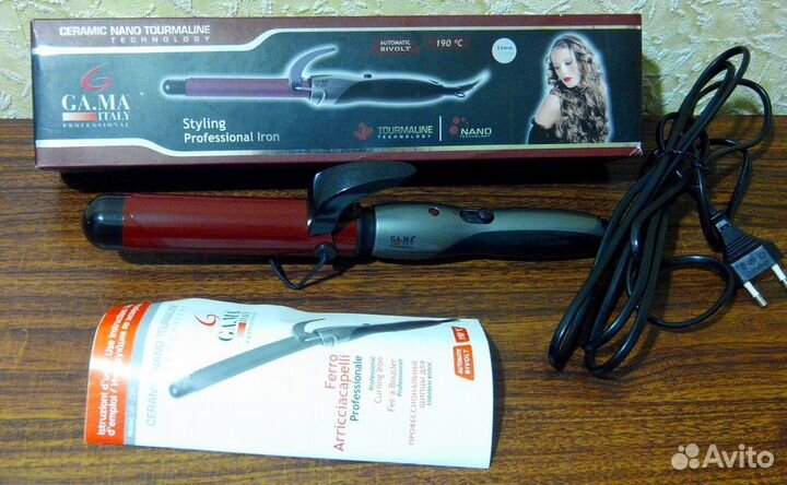 Щипцы GA MA Ceramic nano Tourmaline F21.33TO