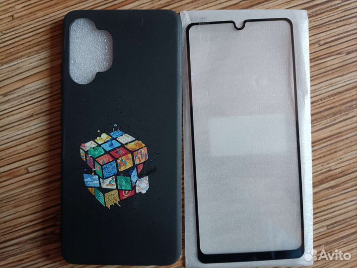 Стекло + чехол для Samsung a32 и a40