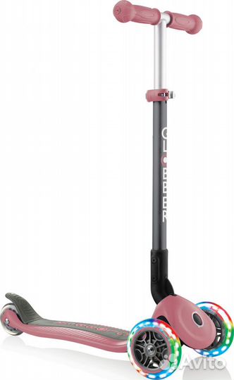 Самокат трехколесный Globber primo foldable lights