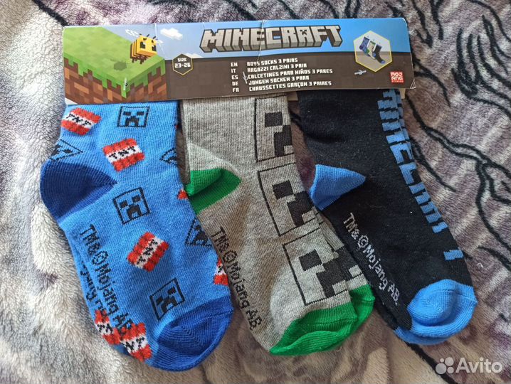 Носки Майнкрафт minecraft