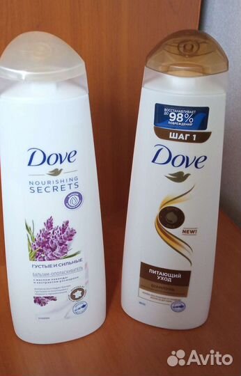 Набор шампунь + бальзам Dove новый