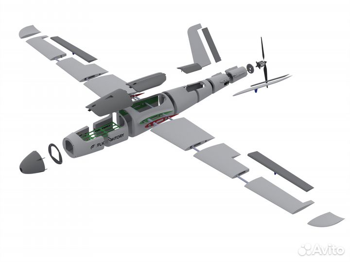 Корпус самолета на радиоуправлении Stork