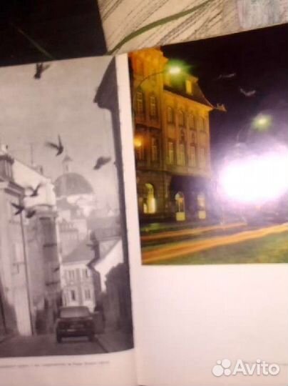 Книга Варшава в цветных и черно-белых фото 1974 г