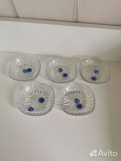 Салатник ваза конфетница розетки хрусталь винтаж